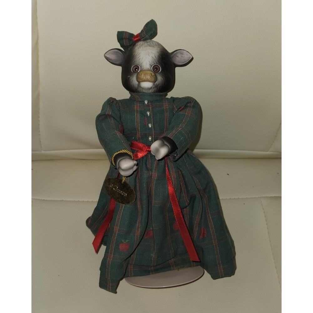 Goebel Dolly Dingle Dolls Cow Figure Fran Maris Removable Clothes